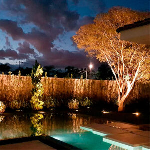 Embutido de Piso Solo com LED Integrado