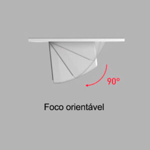 Luminária de Embutir Pontual Picolo Orientável 7W - 14W