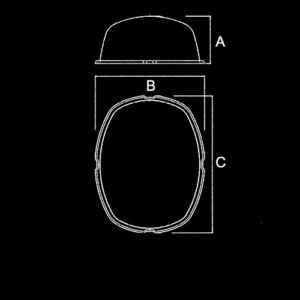 Lente Pétala Poste Difusor Policarbonato