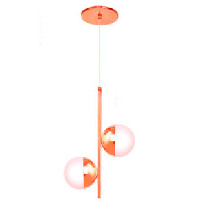 Luminária Pendente Vertical Globo Duplo