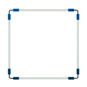 Luminária Tubular Contínua Lâmpada LED Slim Quadrado