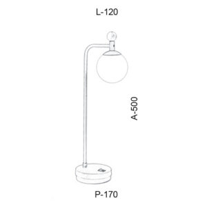 Luminária de Chão Coluna Moderna Globo com Madeira