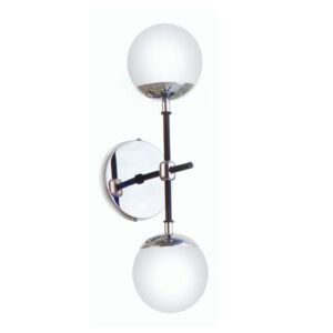Luminária de Parede Arandela 2 Globos Cata-vento