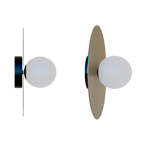 Arandela Disco Globo 10cm