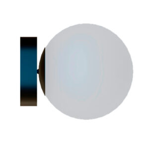 Luminária de Parede Arandela Base Simples com Globo