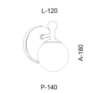 Luminária de Parede Arandela Moderna Globo com Madeira