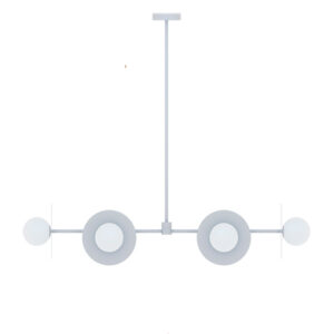 Lustre Pendente 6 Globos com Rebatedor