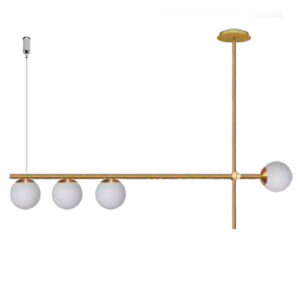 Lustre Pendente L 4 Globos Jabuticaba