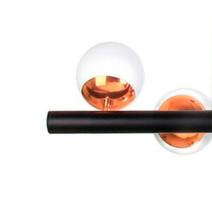 Lustre Pendente Linear com 8 Globos Spin