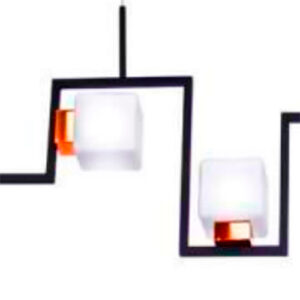 Lustre Pendente Moderno 6 Vidros Romana