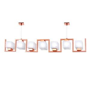 Lustre Pendente Moderno 7 Vidros Romana