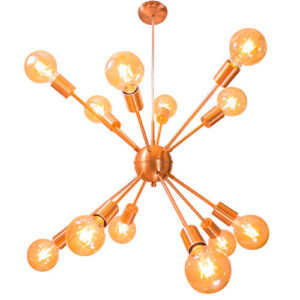 Lustre Pendente Moderno Sputinic 12 Lâmpadas