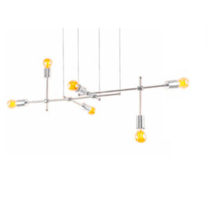 Lustre Pendente Moderno com 6 Hastes
