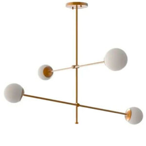 Lustre Pendente Reto Cruzado Globos