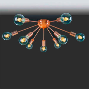 Lustre Plafon Moderno Sputinic 9 Lâmpadas