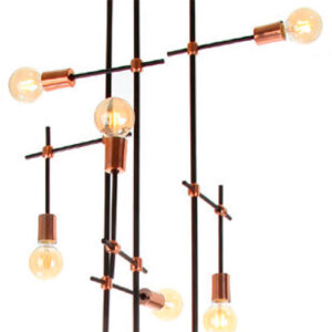 Lustre Plafon Moderno com 15 Hastes Tijas