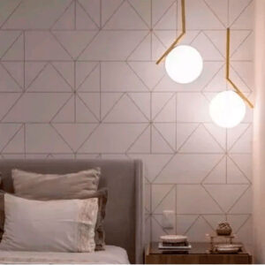 Pendente Moderno Pequeno com Globo Ângulo 135°