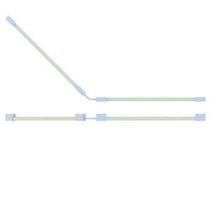 Plafon Tubular para Lâmpada LED Slim 135°