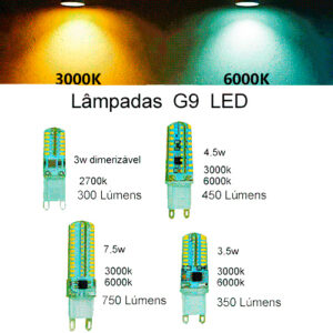 Sugestão Lâmpadas G9