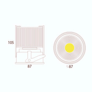 Luminária Spot de Embutir Potenzia 10W