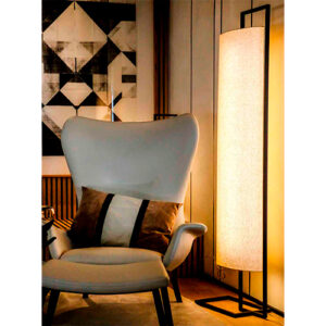 Luminária de Chão Coluna Ovall Roll