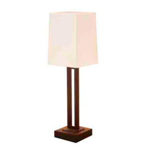 Luminária de Mesa Abajur Base Dupla Quadrado