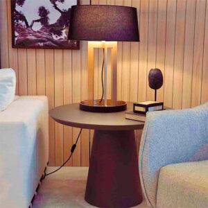 Luminária de Mesa Abajur Base Tribe Redondus