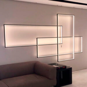 Luminária de Parede Arandela Buleu Triplo com LED Integrado