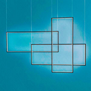 Luminária de Parede Arandela Buleu Triplo com LED Integrado