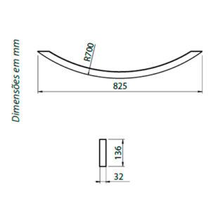 Luminária de Parede Arandela Buleu com LED Integrado