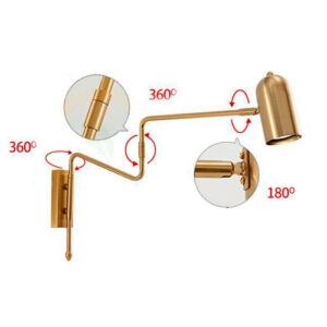 Luminária de Parede Arandela com Foco Direcionável