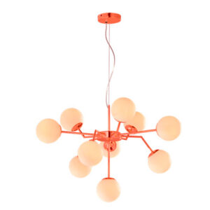 Luminária de Teto Lustre Pendente com 10 Globinhos Bonavita