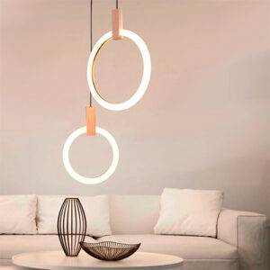 Luminária de Teto Pendente Argola com LED Integrado