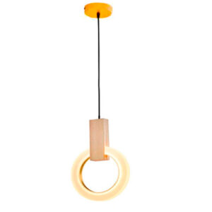 Luminária de Teto Pendente Argola com LED Integrado