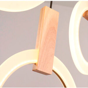 Luminária de Teto Pendente Argola com LED Integrado