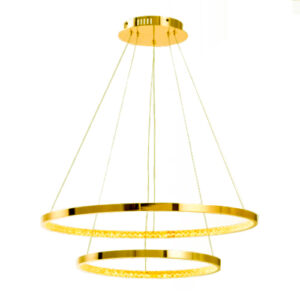 Luminária de Teto Pendente Aros Redondos com LED Integrado