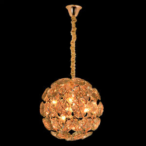 Luminária de Teto Pendente Cristal Monaco com LED Integrado