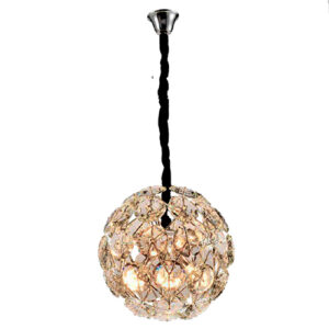 Luminária de Teto Pendente Cristal Monaco com LED Integrado