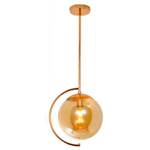 Luminária de Teto Pendente Globo com Arco