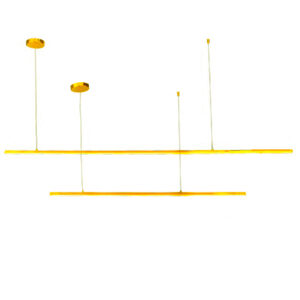 Luminária de Teto Pendente Linear Horizontal com LED Integrado