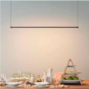 Luminária de Teto Pendente Linear Horizontal com LED Integrado