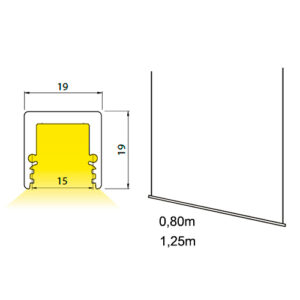 Luminária de Teto Pendente Mobile em Alumínio com LED Integrado