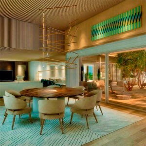 Luminária de Teto Pendente Mobile em Alumínio com LED Integrado