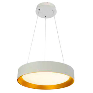 Luminária de Teto Pendente Plafon Redondo Esme com LED Integrado