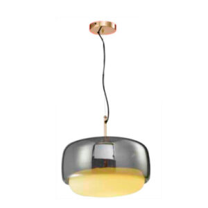 Luminária de Teto Pendente Redondo Globo Vidro com LED Integrado