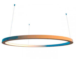 Luminária de Teto Pendente Saturno Moldura Larga com LED Integrado