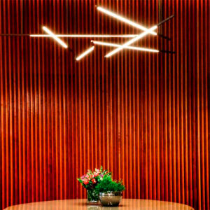 Luminária de Teto Pendente Tjas em Alumínio com LED Integrado