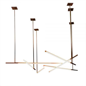 Luminária de Teto Pendente Tjas em Alumínio com LED Integrado