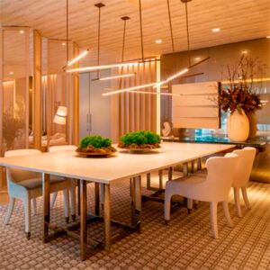 Luminária de Teto Pendente Tjas em Alumínio com LED Integrado