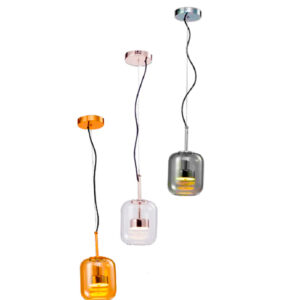 Luminária de Teto Pendente de Alta Vidro LED Integrado